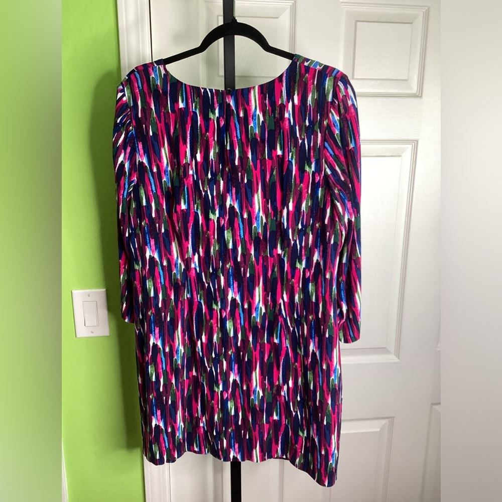 SALE - Boden Colorful Abstract Shift Dress, size 12
